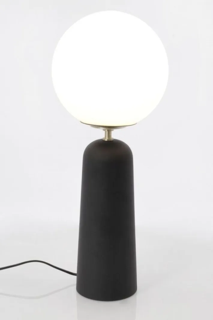 Bizzotto Lampade Da Tavolo>LAMPADA TAV. DELPHINE TONDO NERO H51