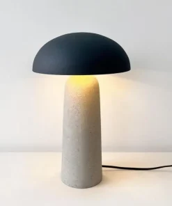 Bizzotto Lampade Da Tavolo>LAMPADA TAV. DELPHINE TONDO GRIGIO H39,5