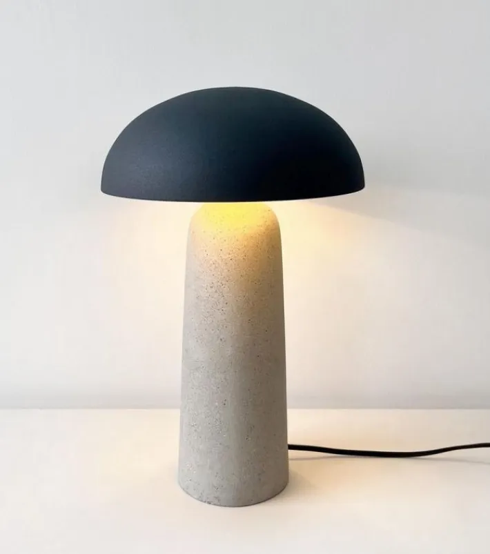 Bizzotto Lampade Da Tavolo>LAMPADA TAV. DELPHINE TONDO GRIGIO H39,5