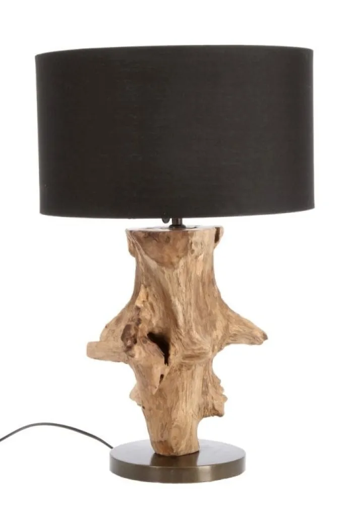 Bizzotto Lampade Da Tavolo>LAMPADA TAV. ESROOTS NERO H55
