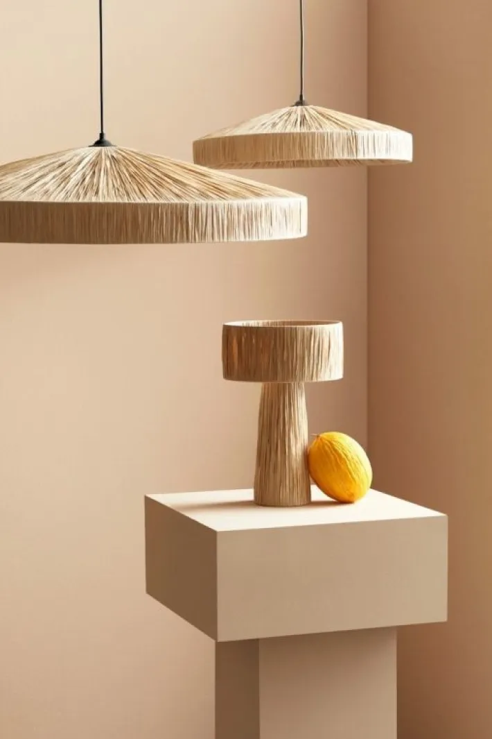 Bizzotto Lampade Da Tavolo>LAMPADA TAV. KANDA NATURALE H38