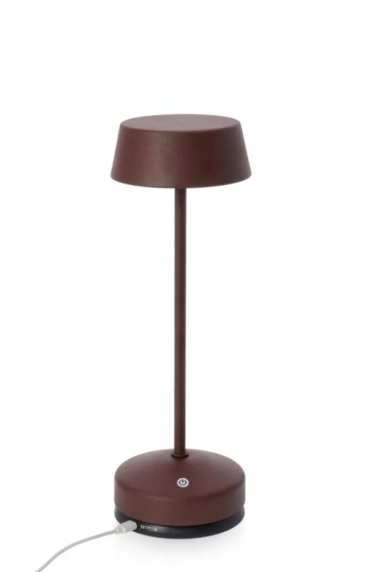 Bizzotto Illuminazione>LAMPADA TAV. LED ESPRIT MARRONE H33