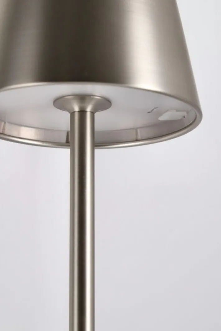 Bizzotto Illuminazione>LAMPADA TAV. LED ETNA ARGENTO H38
