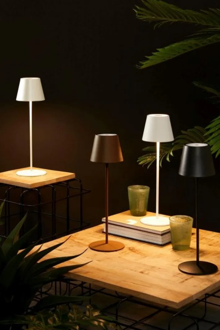 Bizzotto Illuminazione>LAMPADA TAV. LED ETNA BIANCO H38
