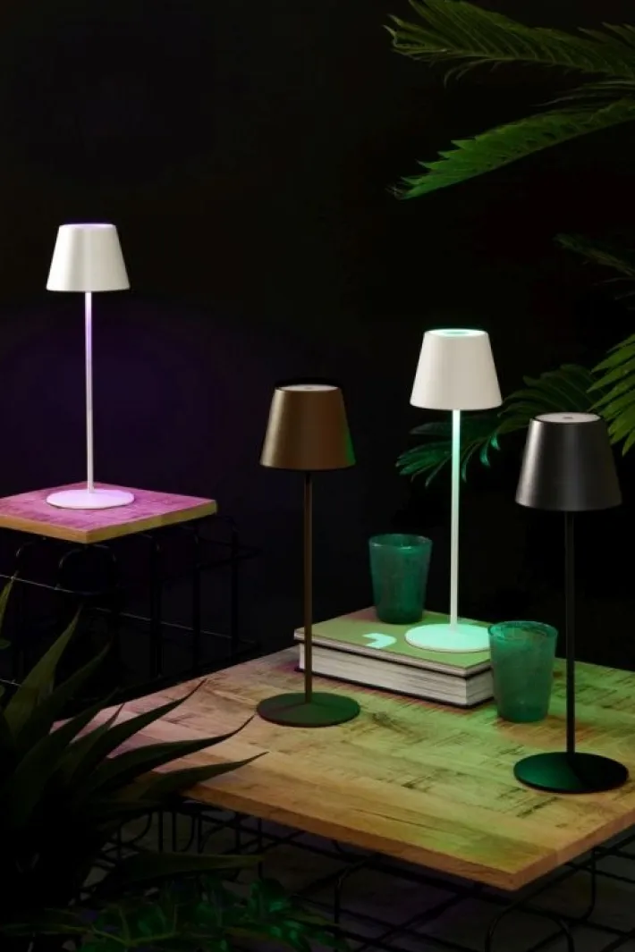 Bizzotto Illuminazione>LAMPADA TAV. LED ETNA NERO H38
