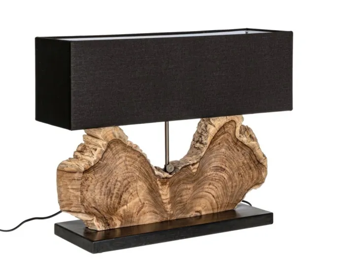 Bizzotto Lampade Da Tavolo>LAMPADA TAV. NAGA NERO H55