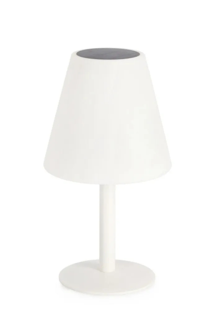 Bizzotto Illuminazione>LAMPADA TAV. SOLAR LED PE BIANCO H36