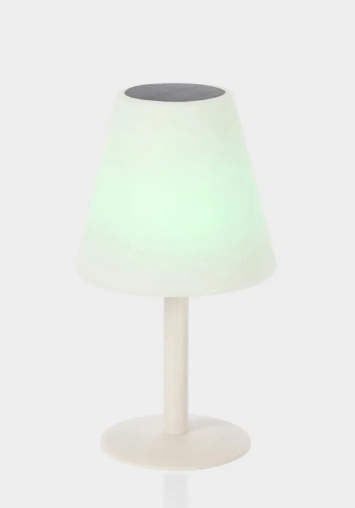 Bizzotto Illuminazione>LAMPADA TAV. SOLAR LED PE BIANCO H36