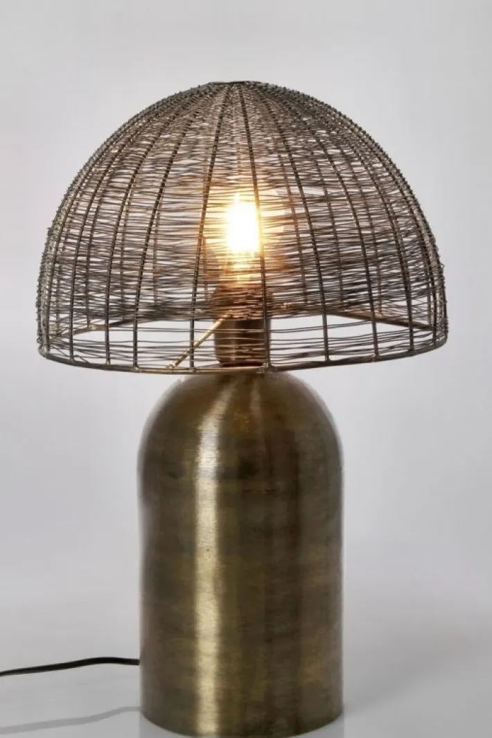 Bizzotto Lampade Da Tavolo>LAMPADA TAVOLO INAY DORATO
