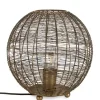 Bizzotto Lampade Da Tavolo>LAMPADA TAVOLO INAY TONDO DORATO D26