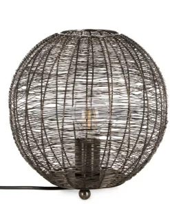 Bizzotto Lampade Da Tavolo>LAMPADA TAVOLO INAY TONDO NERO D26