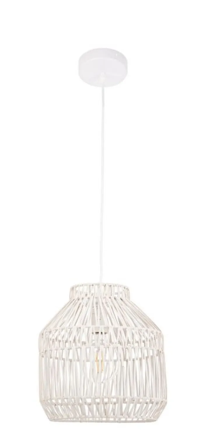Bizzotto Lampadari>LAMPADARIO ALTEK CIL BIANCO D28.5
