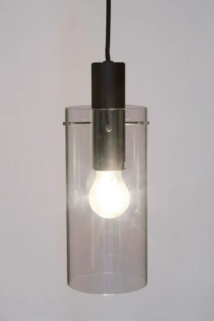 Bizzotto Lampadari>LAMPADARIO 1LUCE AGLOW TRASP-NERO