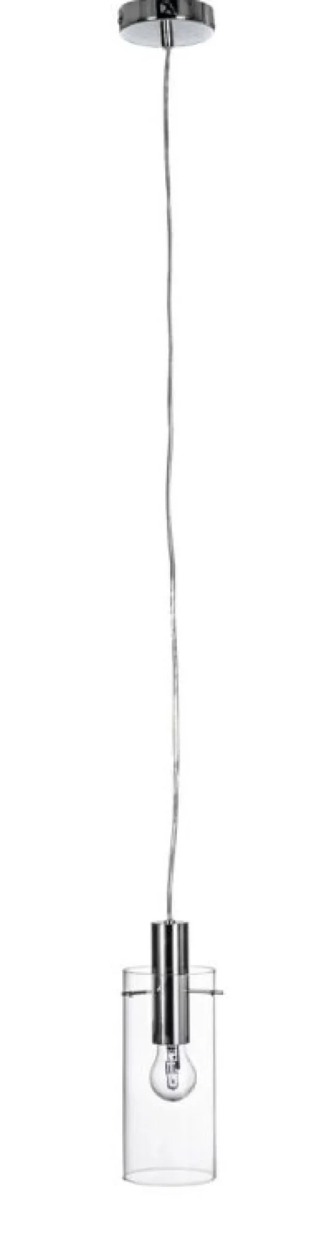 Bizzotto Lampadari>LAMPADARIO 1LUCE AGLOW TRASP-ARGENTO