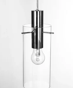 Bizzotto Lampadari>LAMPADARIO 1LUCE AGLOW TRASP-ARGENTO
