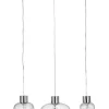 Bizzotto Lampadari>LAMPADARIO 3LUCI SHOWY RETT TRASP-ARG