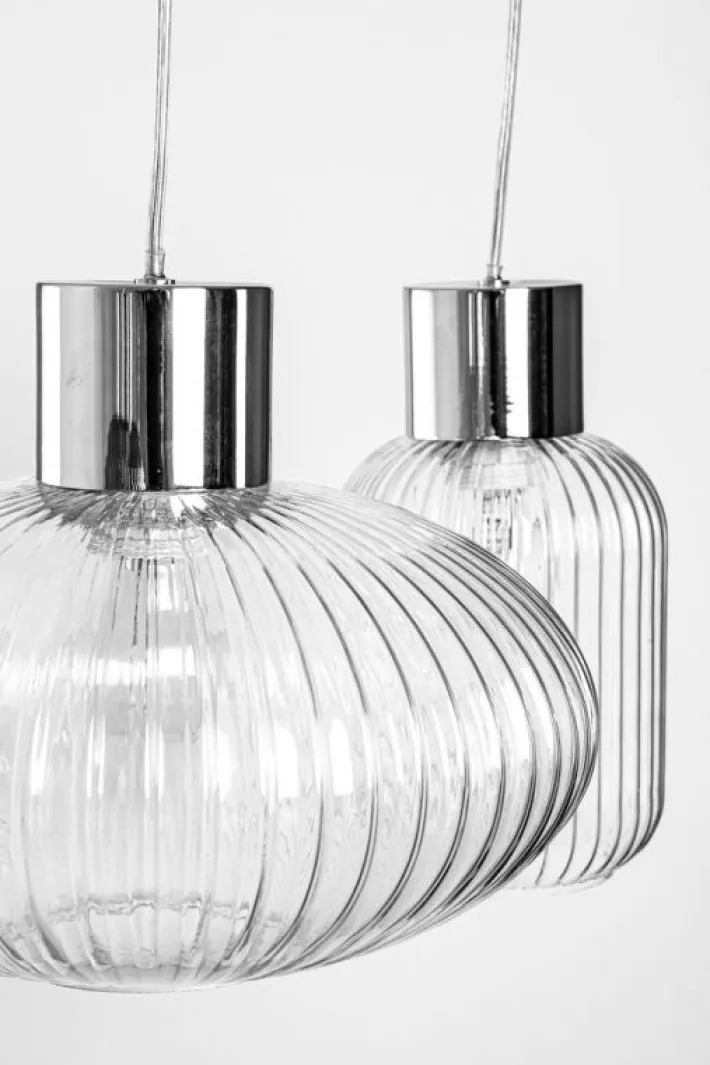 Bizzotto Lampadari>LAMPADARIO 3LUCI SHOWY RETT TRASP-ARG