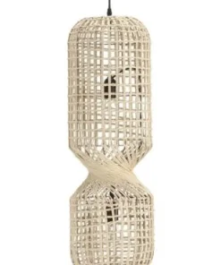 Bizzotto Lampadari>LAMPADARIO MALABO BEIGE H77,5