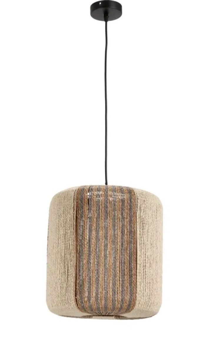Bizzotto Lampadari>LAMPADARIO MALI BEIGE GRIGIO MARRONE H37