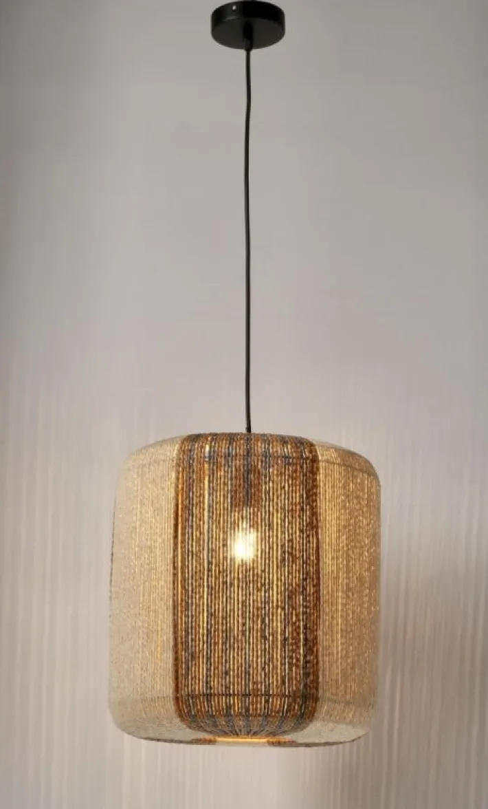 Bizzotto Lampadari>LAMPADARIO MALI BEIGE GRIGIO MARRONE H37
