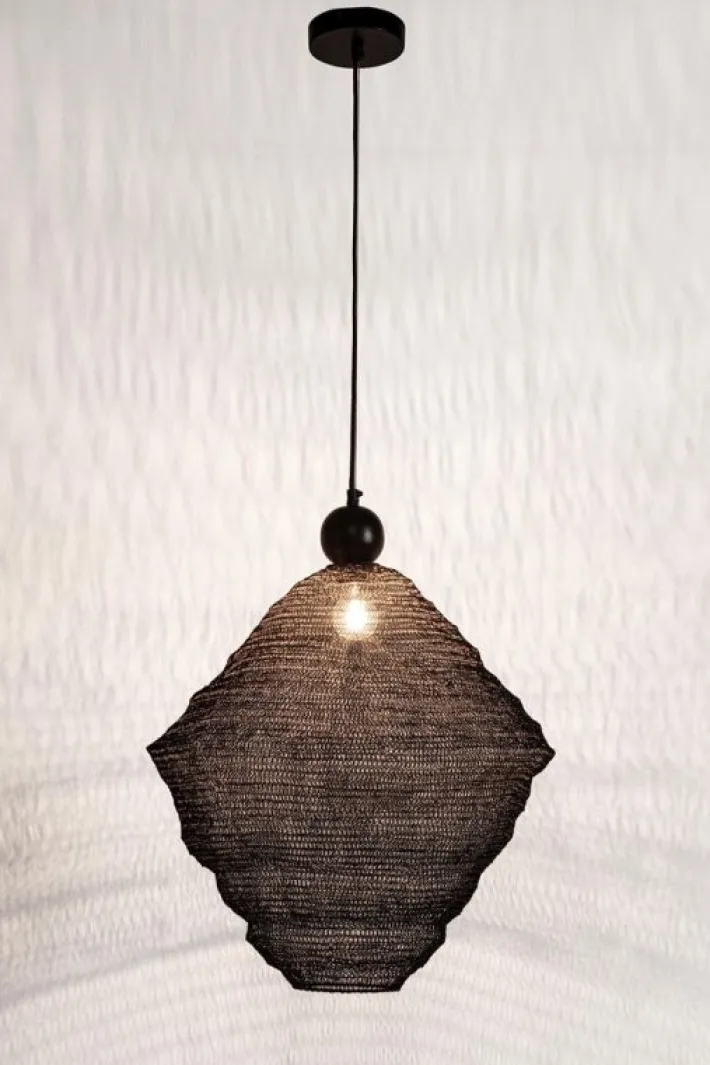 Bizzotto Lampadari>LAMPADARIO ODISSA ROMBO NERO D58