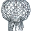 Bizzotto Lanterne>LANTERNA MACRAME GRIGIO H38