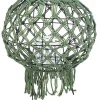 Bizzotto Lanterne>LANTERNA MACRAME VERDE H38