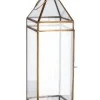 Bizzotto Lanterne>LANTERNA SIWAN 1M OTTONE TRASP H52,7