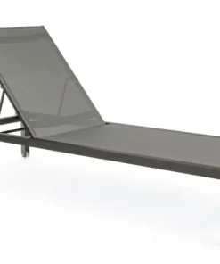 Bizzotto Lettini, Sdraio E Chaise Longue>LETTINO CON RUOTE IN ALLUMINIO IMPILABILE ANTRACITE - KONNOR