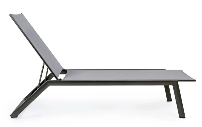 Bizzotto Lettini, Sdraio E Chaise Longue>LETTINO CON RUOTE IN ALLUMINIO ANTRACITE GK52 - CRUISE