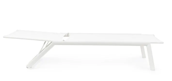 Bizzotto Lettini, Sdraio E Chaise Longue>LETTINO CON RUOTE IN ALLUMINIO BIANCO GK50 - CRUISE