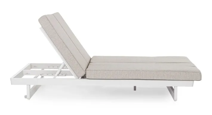 Bizzotto Lettini, Sdraio E Chaise Longue>LETTINO DOPPIO IN ALLUMINIO BIANCO WG20 - INFINITY