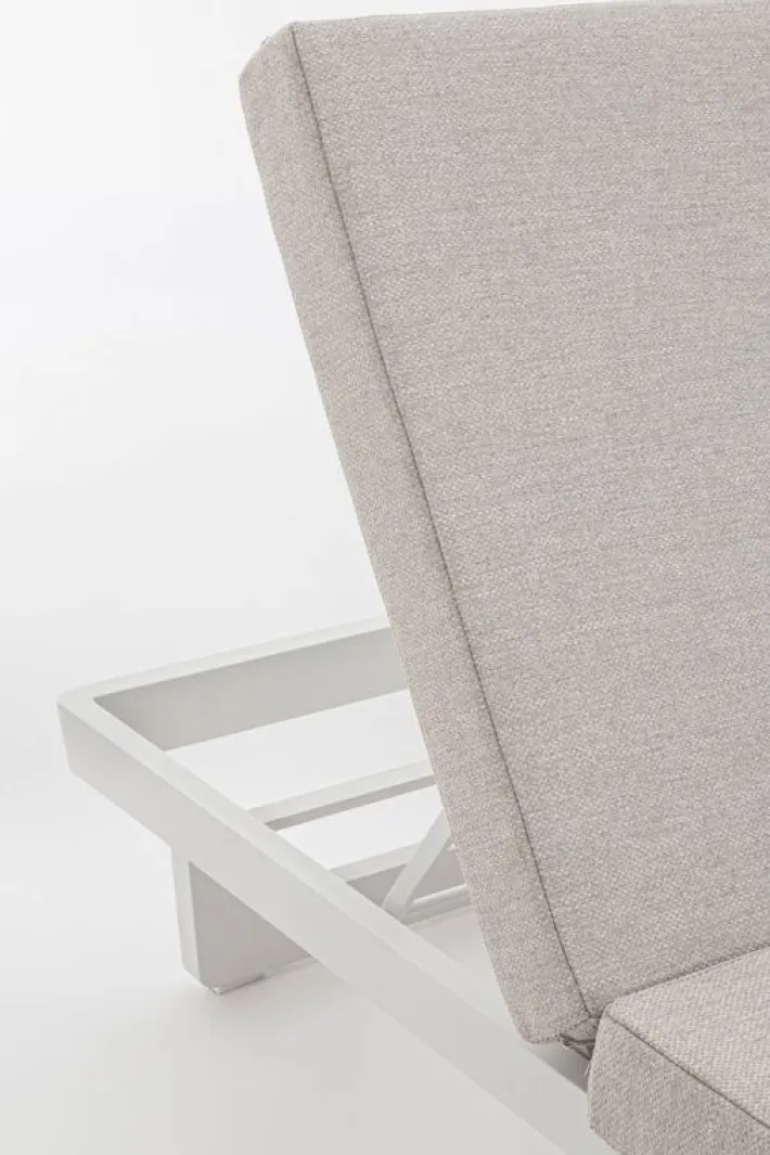 Bizzotto Lettini, Sdraio E Chaise Longue>LETTINO DOPPIO IN ALLUMINIO BIANCO WG20 - INFINITY