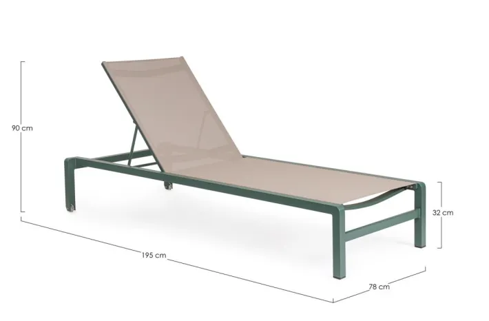 Bizzotto Lettini, Sdraio E Chaise Longue>LETTINO IMP. C-RUOTE KONNOR BALSAM