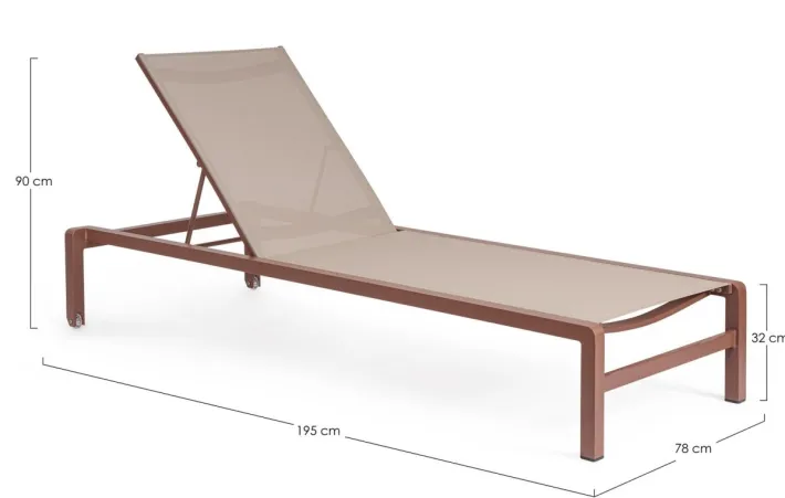 Bizzotto Lettini, Sdraio E Chaise Longue>LETTINO IMP. C-RUOTE KONNOR BARN