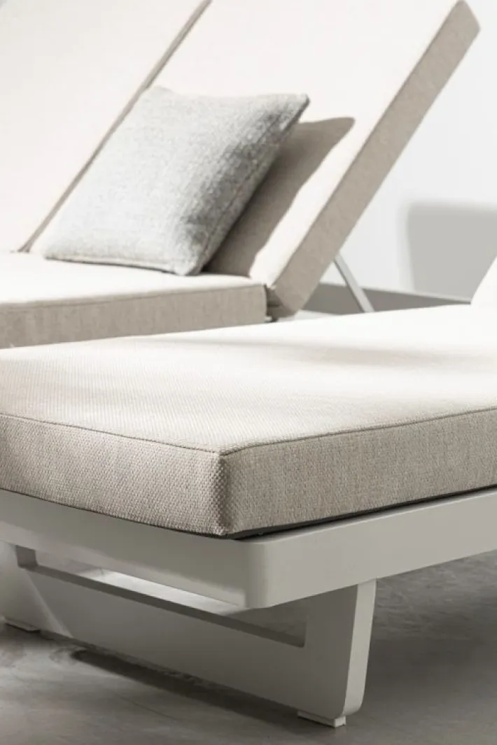 Bizzotto Lettini, Sdraio E Chaise Longue>LETTINO IN ALLUMINIO BIANCO WG20 - INFINITY