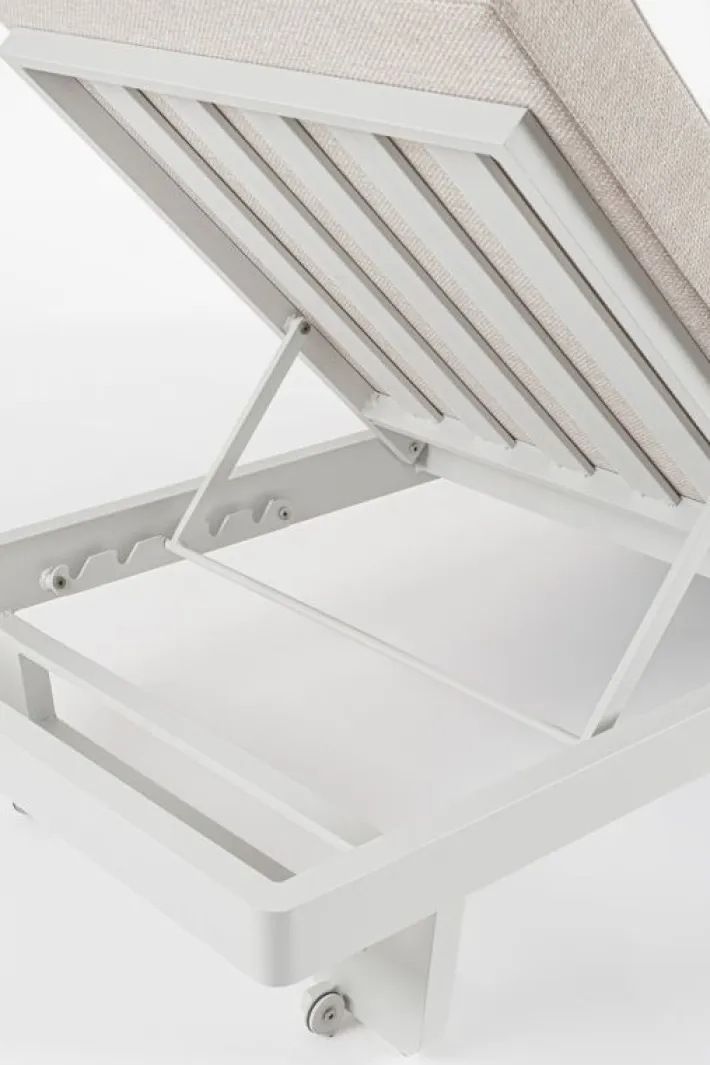 Bizzotto Lettini, Sdraio E Chaise Longue>LETTINO IN ALLUMINIO BIANCO WG20 - INFINITY