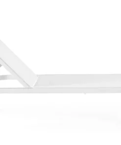 Bizzotto Lettini, Sdraio E Chaise Longue>LETTINO IN ALLUMINIO CON RUOTE BIANCO - TAYLOR