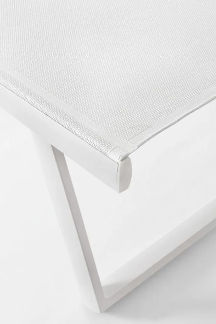 Bizzotto Lettini, Sdraio E Chaise Longue>LETTINO IN ALLUMINIO CON RUOTE BIANCO - TAYLOR