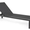 Bizzotto Lettini, Sdraio E Chaise Longue>LETTINO IN ALLUMINIO CON RUOTE ANTRACITE YK13 - SKIPPER NEW