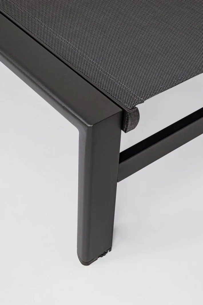 Bizzotto Lettini, Sdraio E Chaise Longue>LETTINO IN ALLUMINIO CON RUOTE ANTRACITE YK13 - SKIPPER NEW