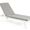 Bizzotto Lettini, Sdraio E Chaise Longue>LETTINO IN ALLUMINIO CON RUOTE BIANCO WG20 - JALISCO