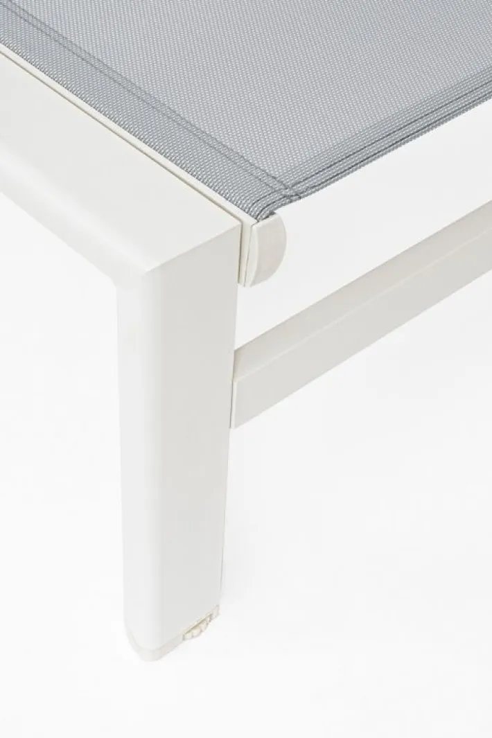 Bizzotto Lettini, Sdraio E Chaise Longue>LETTINO IN ALLUMINIO CON RUOTE BIANCO YK11 - SKIPPER NEW