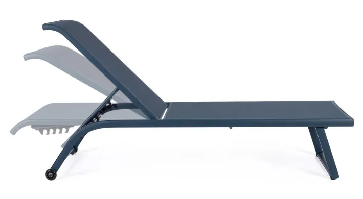 Bizzotto Lettini, Sdraio E Chaise Longue>LETTINO IN ALLUMINIO NAVY - TAYLOR