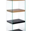 Bizzotto Librerie>LIBRERIA 4 PIANI NERA - LINE WOOD