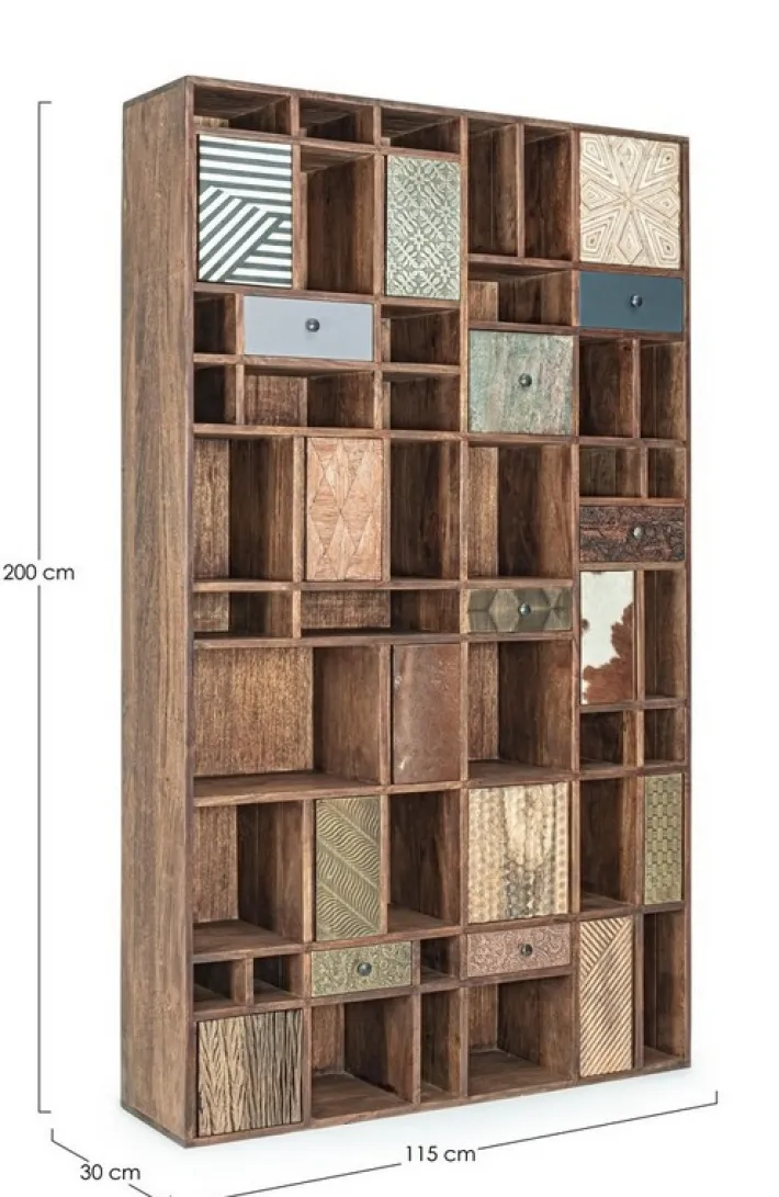Bizzotto Librerie>LIBRERIA IN LEGNO - DHAVAL