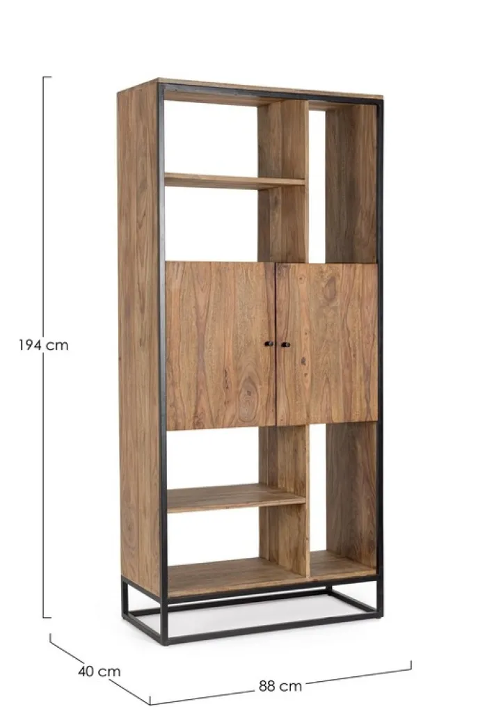 Bizzotto Librerie>LIBRERIA IN LEGNO SHEESHAM - NARTAN