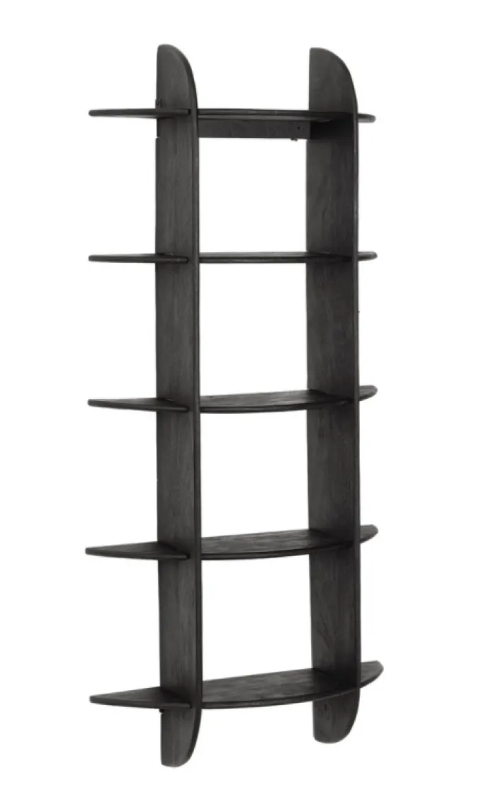 Bizzotto Mensole E Pensili>MENSOLA 5P WESTWOOD NERO