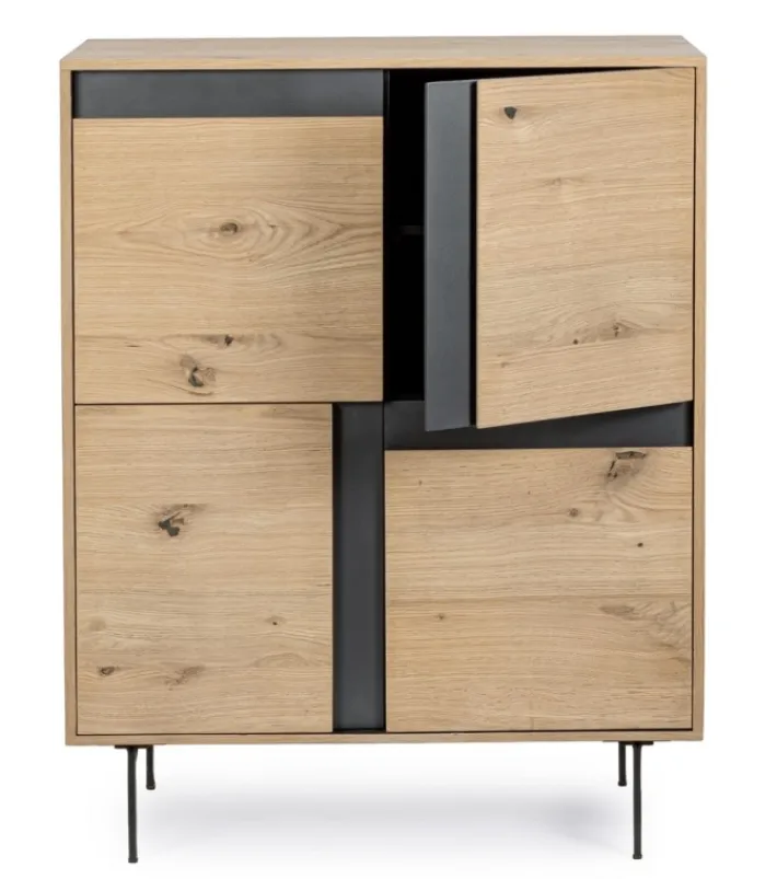 Bizzotto Credenze>MOBILE ALTO IN LEGNO - STANWOOD