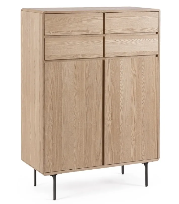 Bizzotto Credenze>MOBILE ALTO IN LEGNO NATURALE - WIDALD